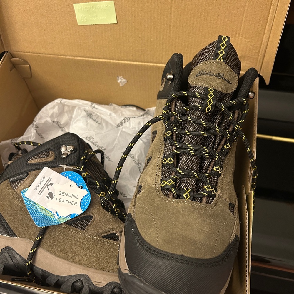 Eddie Bauer Brown Hiking Boots